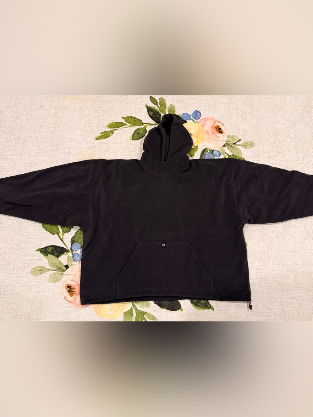 New Yeezy Oversized Black Pullover Hoodie